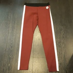 Michael Kors burgundy ladies leggings